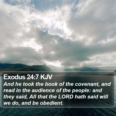 Read full chapter. . Exodus 24 kjv